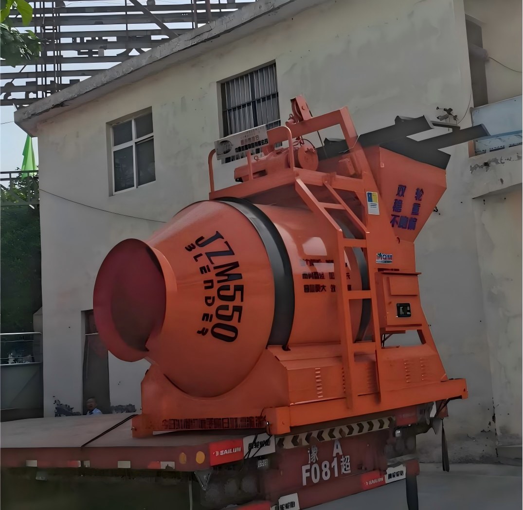 JZM550搅拌机发往宁夏